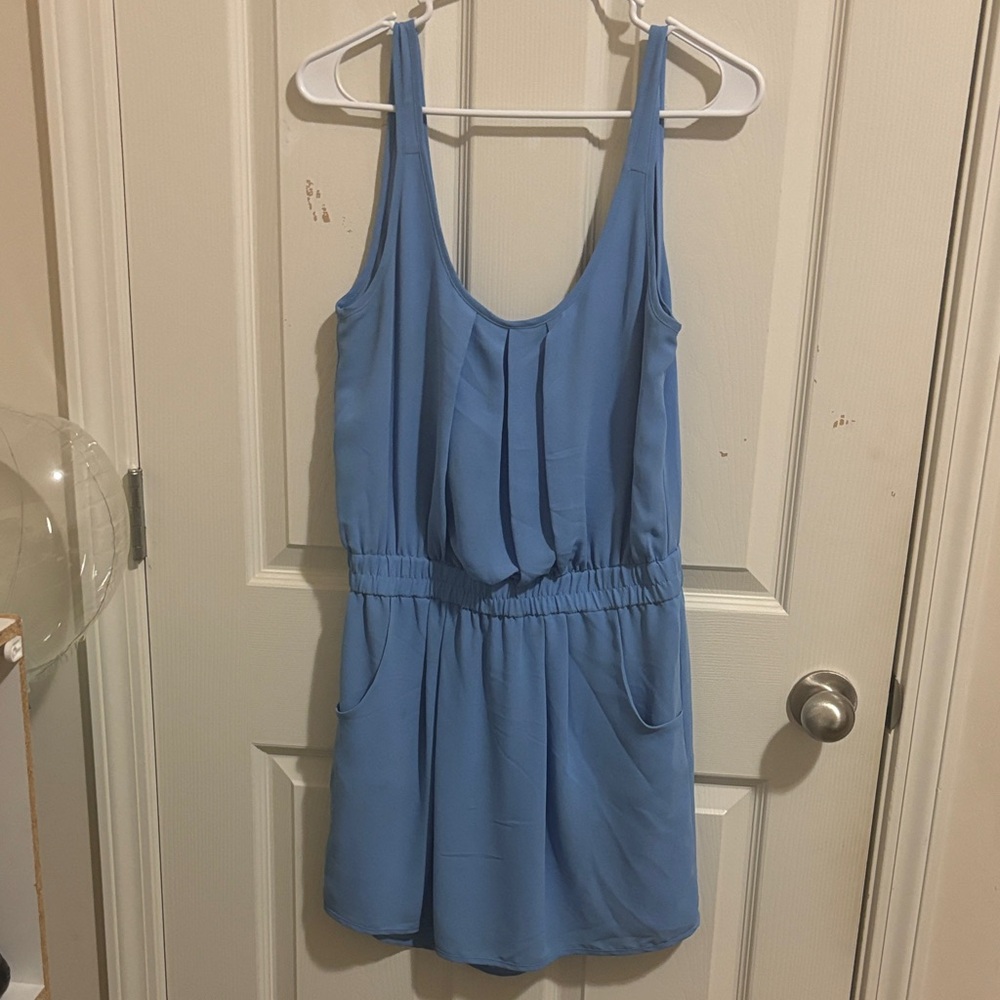 BCBGMaxAzria Light Blue Sleeveless Top